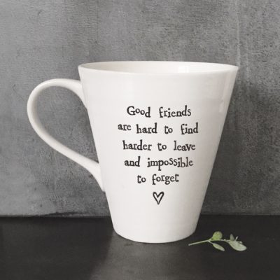 east of india, mug, friend, good friends, impossible to forget
