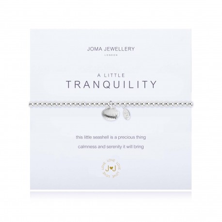 little, tranquility, seashell, silver, plated, bracelet, joma