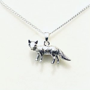 fox, necklace