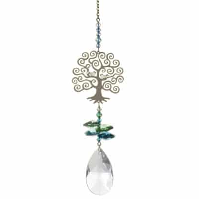 Crystal, tree of life, hanging decoration