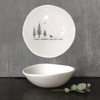 east of india, trinket dish, you are loved