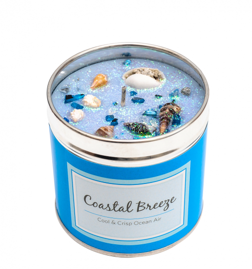 Coastal Breeze candle, tinned candle, scented candle