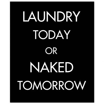 laundry, naked, wall sign, wall plaque