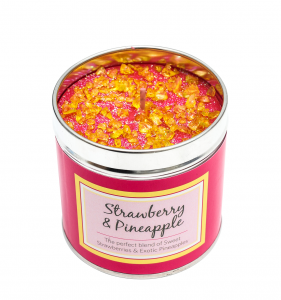 Strawberry & Pineapple Punch candle, tinned candle, scented candle