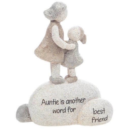 Auntie, best friend, gift, pebble art