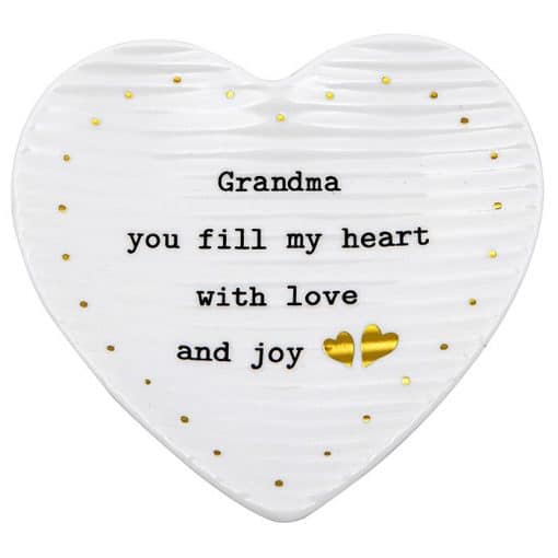grandma, trinket tray, heart