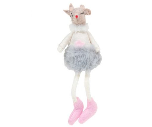 Sugar Plum Mice Dangly Legs - Grey tutu (311652)