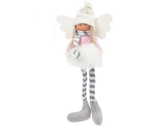 Sugar Plum Angel Dangly Leg - white tutu (311662)