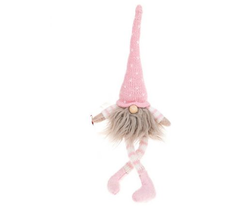 Nordic Furry Gonk Dangle Leg Medium - Pink (311675)