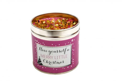 Have yourself a merry little Christmas candle