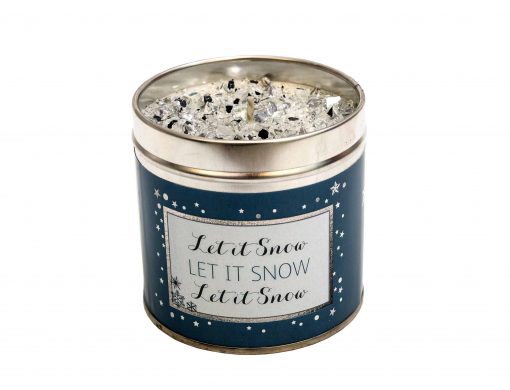 Let it snow candle
