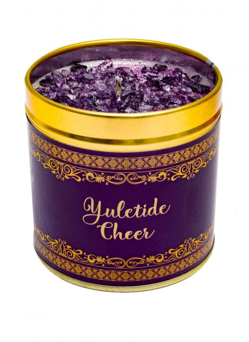 Yuletide cheer ... seriously scented candle